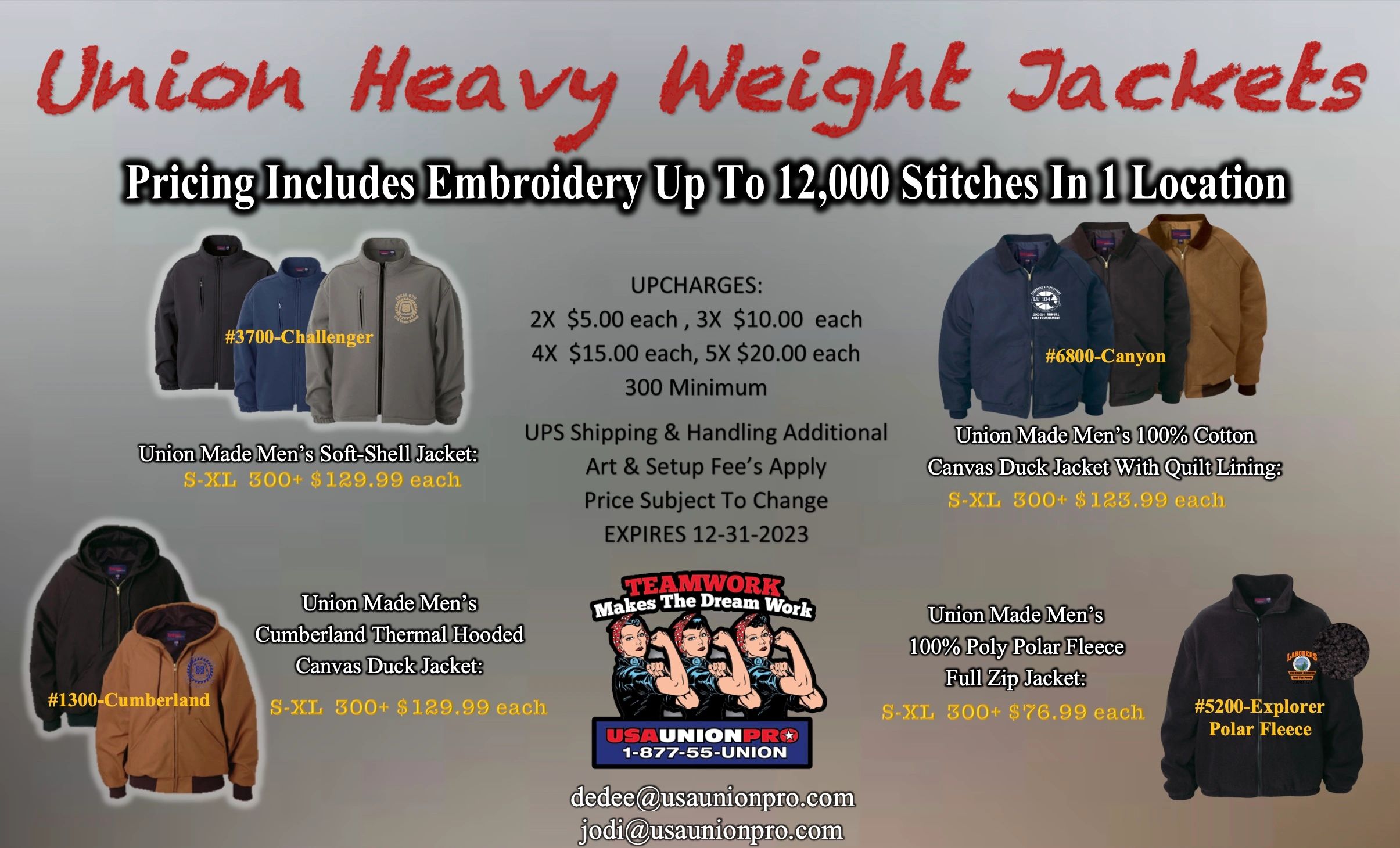 Jackets USA Union Pro